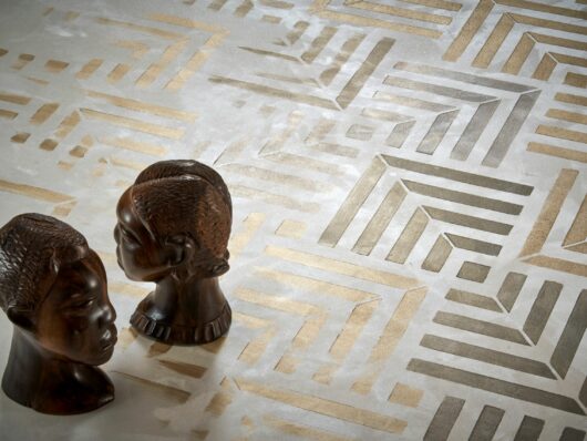 Proiect Rezidential Galati 2021 – Vopsea decorativa de interior CALCECRUDA Athena Tile, stil Africa
